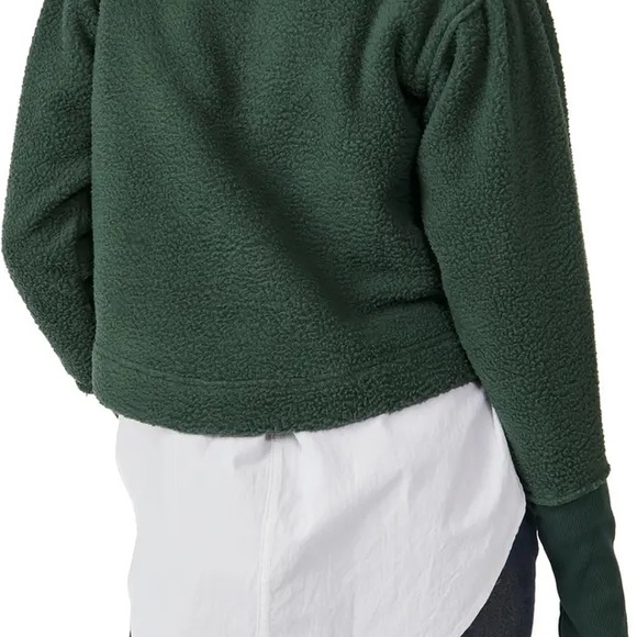 We the Free Poppy Quarter Zip Pullover Forest Pine Size Large ***NWOT**** - Picture 3 of 6